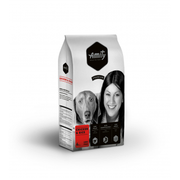 Hrana Uscata Caini, Amity Premium Pui si Orez, 4 kg