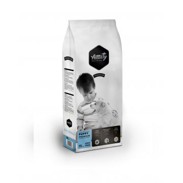 Hrana Uscata Caini, Amity Premium Puppy, 15 kg