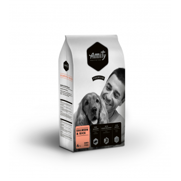 Hrana Uscata Caini, Amity Premium Somon si Orez, 4 kg