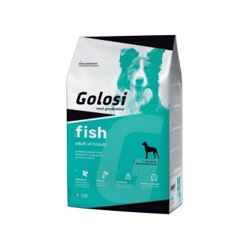 Hrana uscata premium caini, Golosi Dog Fish Adult All Breeds, 12 kg Hrana uscata premium caini, Golosi Dog Fish Adult All Breeds, 12 kg