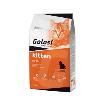 Hrana uscata premium pisici, Golosi Kitten Pui & Orez, 20 kg Hrana uscata premium pisici, Golosi Kitten Pui & Orez, 20 kg