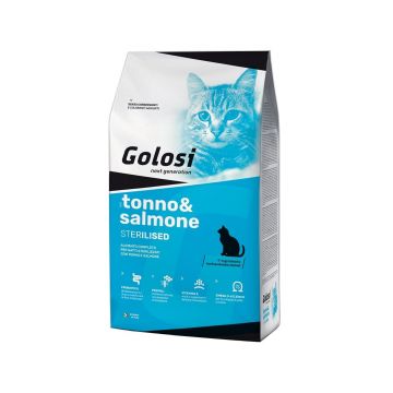 Hrana uscata premium pisici, Golosi Ton & Somon Sterilised, 20 kg Hrana uscata premium pisici, Golosi Ton & Somon Sterilised, 20 kg