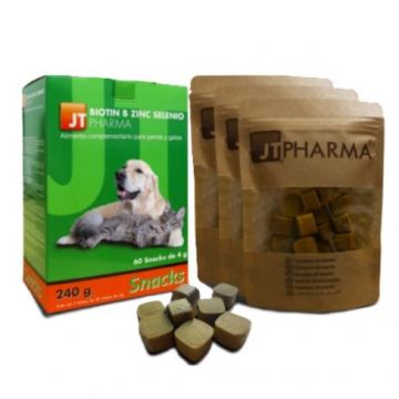 JT Biotin-B-Zinc-Seleniu, 60 snacks