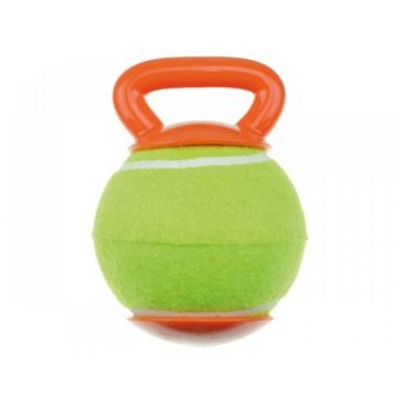 Jucarie pentru caini HANDY Ball M-PETS, orange  verde, 23,5x12,7x12,7 cm
