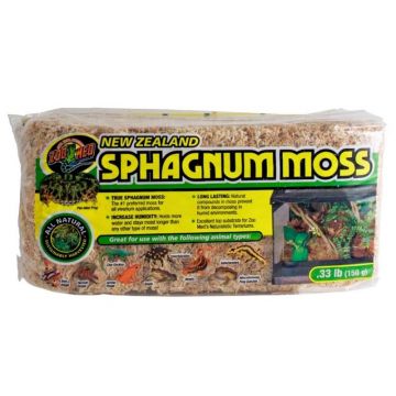 Muschi terariu Zoo Med New Zealand Sphagnum Moss 150gr