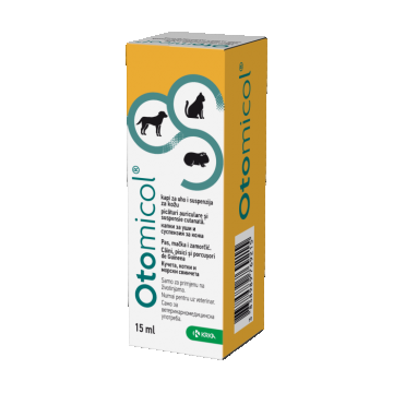 Otomicol picaturi auriculare si suspensie cutanata 15ml Otomicol picaturi auriculare si suspensie cutanata 15ml
