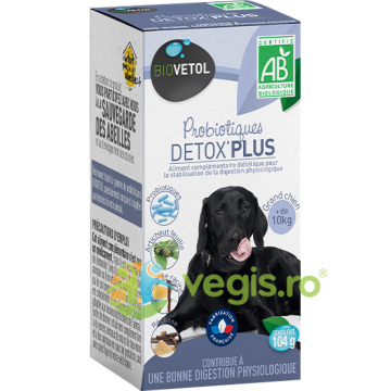 Probiotic Detox Plus pentru Catei de Talie Mare (+10kg) 104g