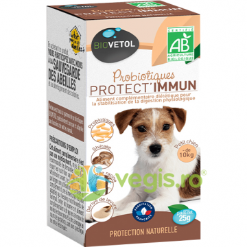 Probiotic Protect Immun pentru Catei Talie Mica (-10kg) 25g
