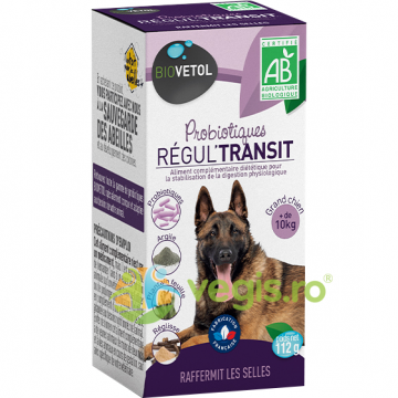 Probiotic Regul Transit pentru Catei Talie Mare (+10kg) 112g