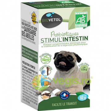 Probiotic Stimul Intestin pentru Catei Talie Mica (-10 kg) 32g