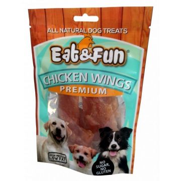 Recompense caini, Eat & Fun Chicken Wings, 100 g