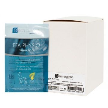 Refill Dermoscent EFA Physio Shampoo for Dogs and Cats, 15 ml x 20