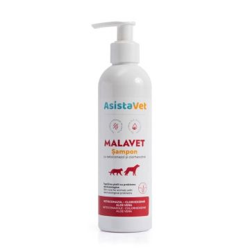 Sampon Dermatocosmetic Malavet, AsistaVet, 250 ml Sampon Dermatocosmetic Malavet, AsistaVet, 250 ml