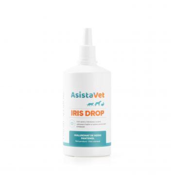 Solutie Curatare Perioculara si Oculara Iris Drop, AsistaVet, 130 ml Solutie Curatare Perioculara si Oculara Iris Drop, AsistaVet, 130 ml