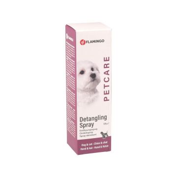 Spray Pieptanare Usoara Caini si Pisici, Flamingo, 175 ml
