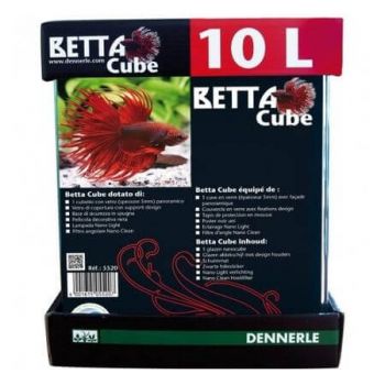 Acvariu din sticla Dennerle Nano Beta Cube 10 L