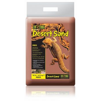 Asternut pentru terariu Exo Terra Desert Sand Rosu 4.5 kg
