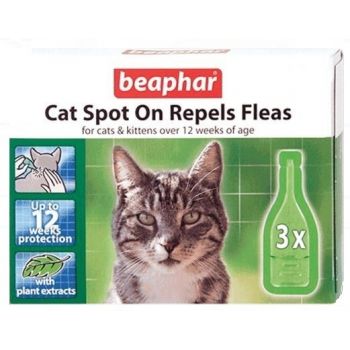 Pipete antiparazitare pentru pisici Beaphar 3 bucati