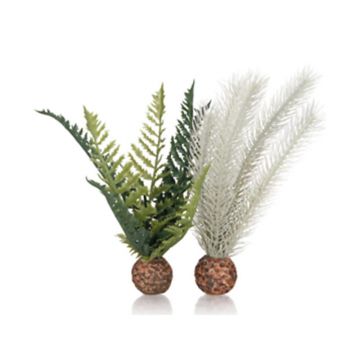 Decor feriga Oase biOrb thistle fern gri/verde S
