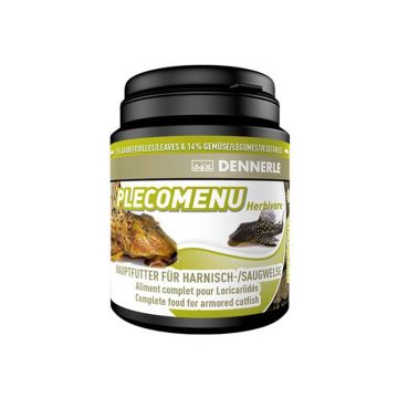 Hrana ancistrus Dennerle PlecoMenu Herbivore Pastile200ml