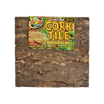Background natural Zoo Med Natural Cork Tile 30x30 cm