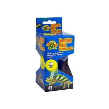 Bec albastru pentru reptile Zoo Med Daylight Blue Reptile 60W