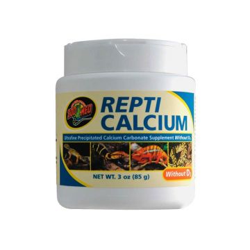 Calciu fara D3 Zoo Med Repti Calcium 85g