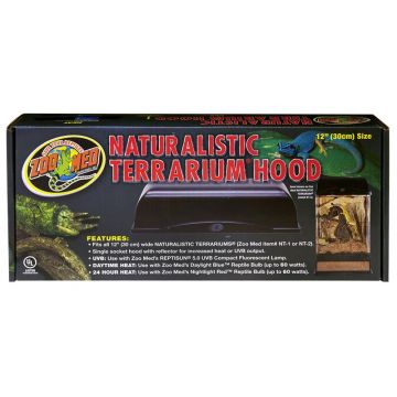 Capac terariu Zoo Med Naturalistic Terrarium Hood 1x60W 30cm