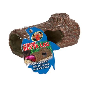 Decor bustean Zoo Med Ceramic Betta Log