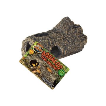 Decor buturuga Zoo Med AquaLog Fish Shelter medium