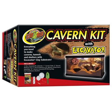 Kit pentru creat caverne Zoo Med Cavern Kit with Excavator 5.4kg