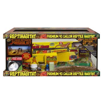 Kit Terariu pt. testoase Zoo Med ReptiHabitat Terrarium 182 L