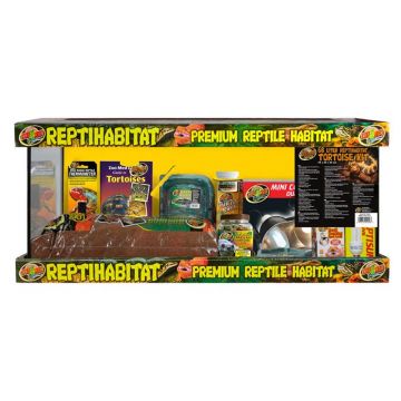Kit Terariu pt testoase Zoo Med ReptiHabitat Tortoise Kit 75L