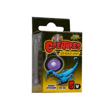 Lampa led Zoo Med Moonlight Creatures Black Light