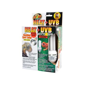 Pachet becuri Caldura si UV Zoo Med Combo Pack