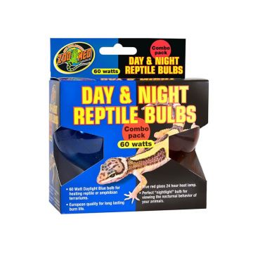 Pachet becuri Combo Zoo Med Zi-Noapte (DB-60E & NR-60E)