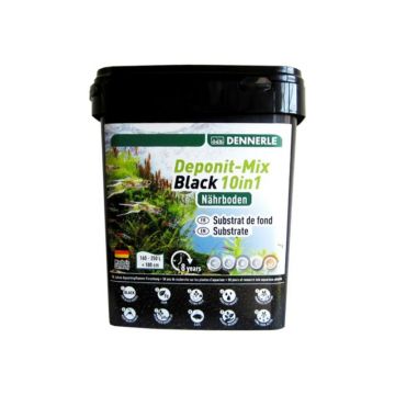 Substrat fertilizant Dennerle Deponit Mix Black 10in1 9.6kg