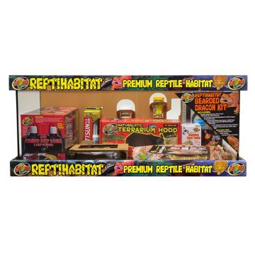 Terariu Kit Agama cu barba Zoo Med Reptihabitat Bearded Dragon