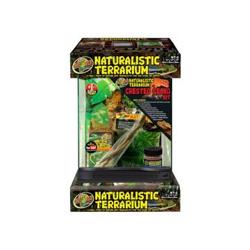 Terariu Kit pentru Crested Gecko Zoo Med Naturalistic Terrarium