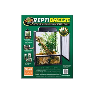 Terariu Zoo Med ReptiBreeze Alum Screen Cage-40x40x50 cm