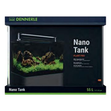 Acvariu 55L Dennerle Nano Tank Plant Pro, 45x36x34 cm