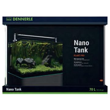 Acvariu 70L Dennerle Nano Tank Plant Pro, 50x39x36 cm