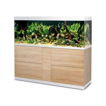 Acvariu cu stand Oase HighLine optiwhite 600 stejar