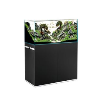 Acvariu sticla ultra clara cu stand ScaperLine 100 black Set