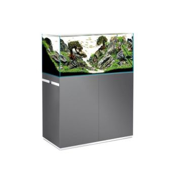 Acvariu sticla ultra clara cu stand ScaperLine 100 grey Set