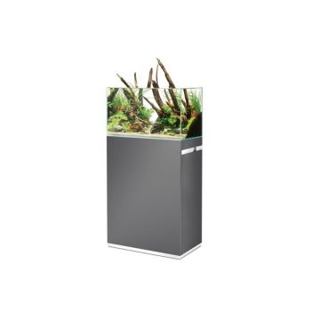Acvariu sticla ultra clara cu stand ScaperLine 60 grey Set