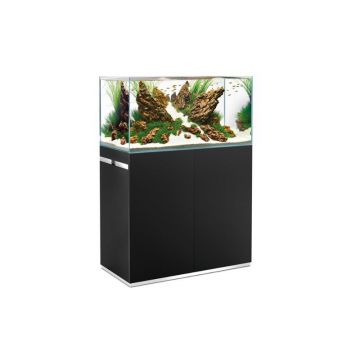Acvariu sticla ultra clara cu stand ScaperLine 90 black Set