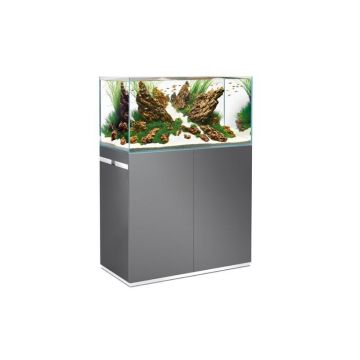 Acvariu sticla ultra clara cu stand ScaperLine 90 grey Set
