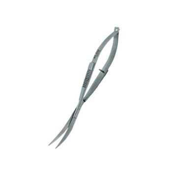 Foarfeca cu arc unghiulara Blau Angled Nano Scissors 16 cm