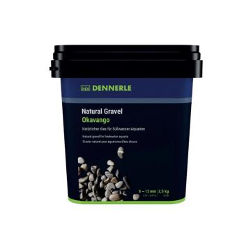 Pietris natural 2.5 kg Dennerle Okavango  8-12 mm